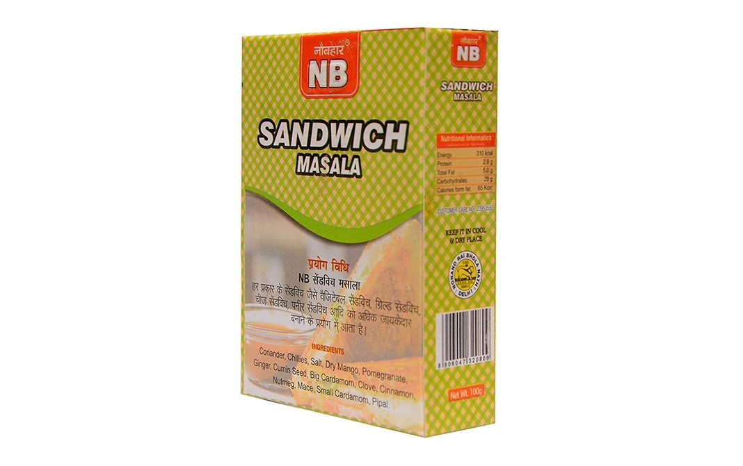 Nau Bahar Sandwich Masala    Box  100 grams